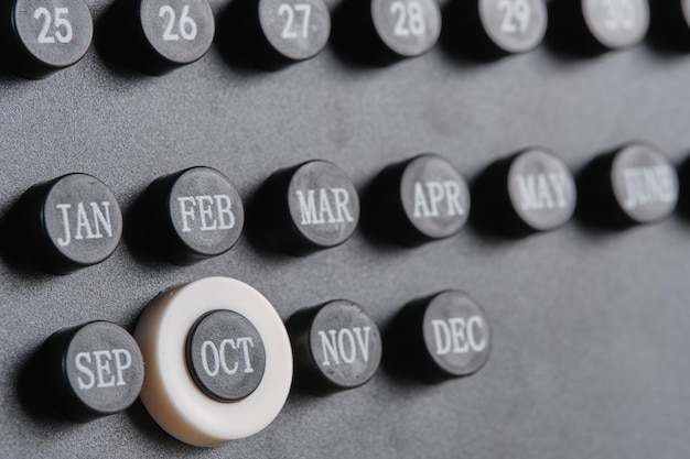 Calendar close up representing a domain renewal deadline