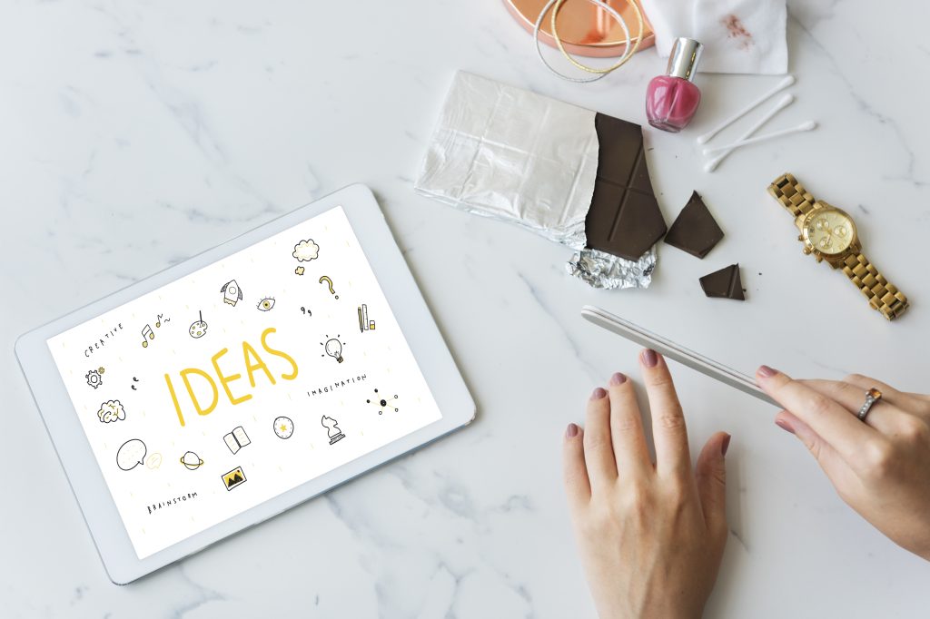 Planning notes representing ecommerce content marketing strategy