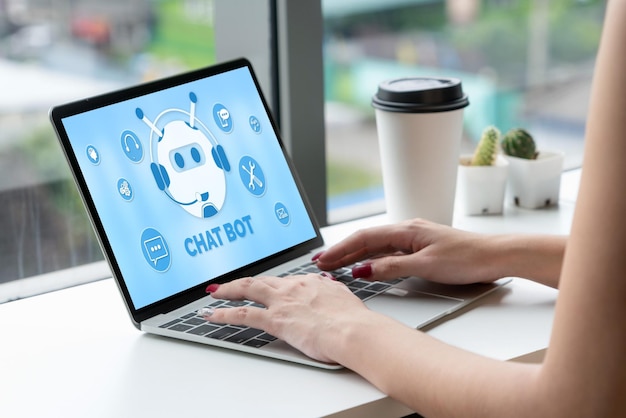 Customer support chatbot conversation on a website