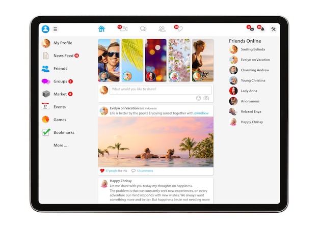 Social media preview cards for shared website links