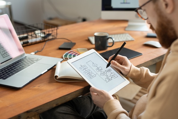 Freelancer building a professional online presence