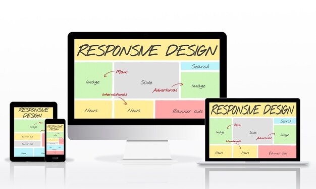 Responsive design layout concept