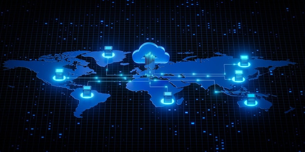 Global cloud network and data centre connections
