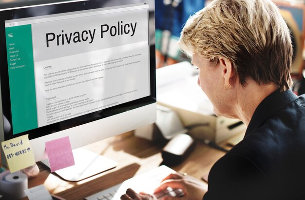 Privacy policy and information protection concept