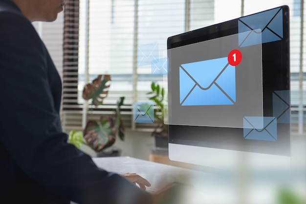 Professional business email inbox on a desktop screen